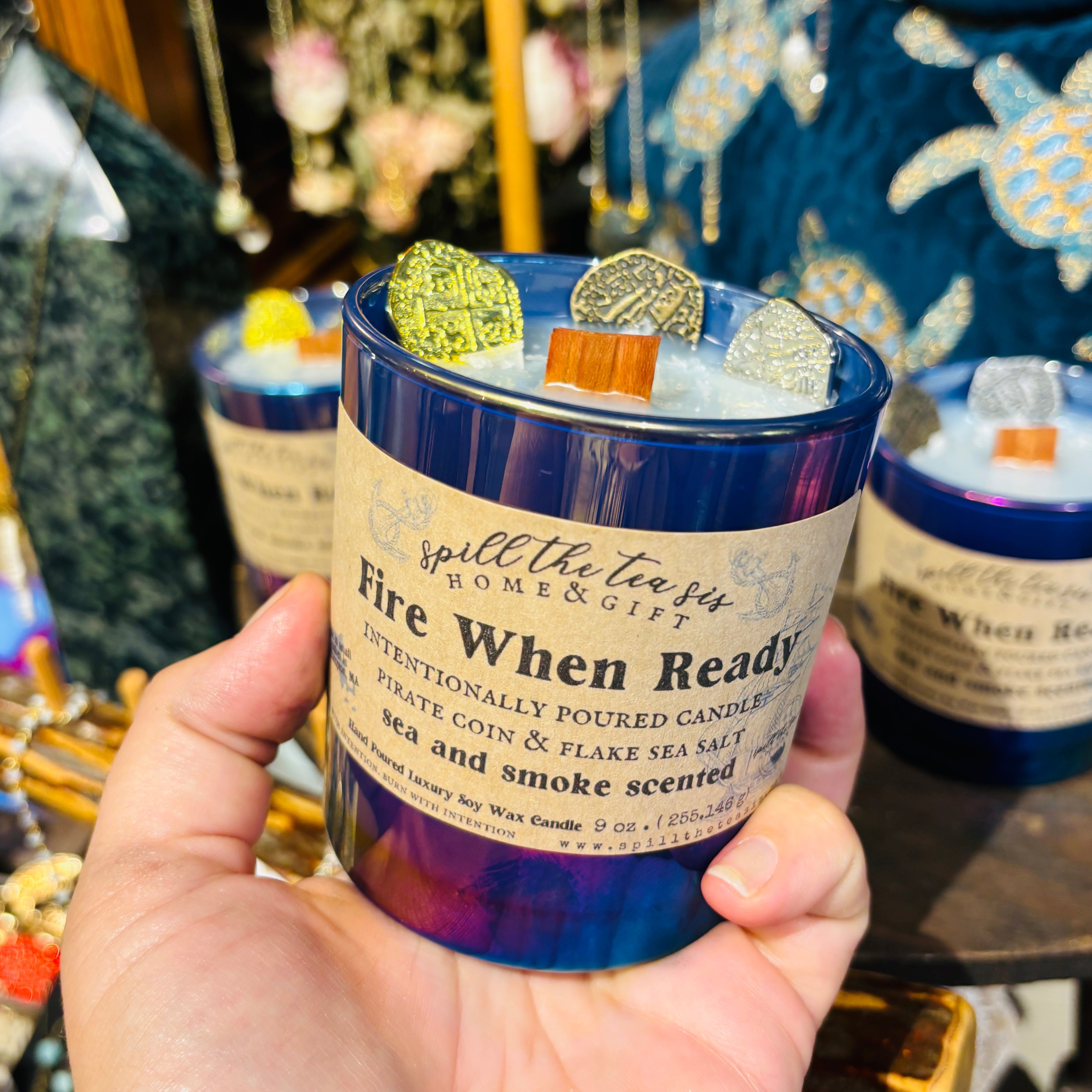 Fire When Ready Intentionally Poured Candle - 9oz - JAR COLOR MAY VARY