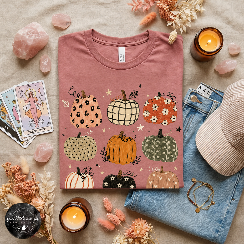 Pumpkins Tee | Vintage Pumpkin Graphic T-Shirt